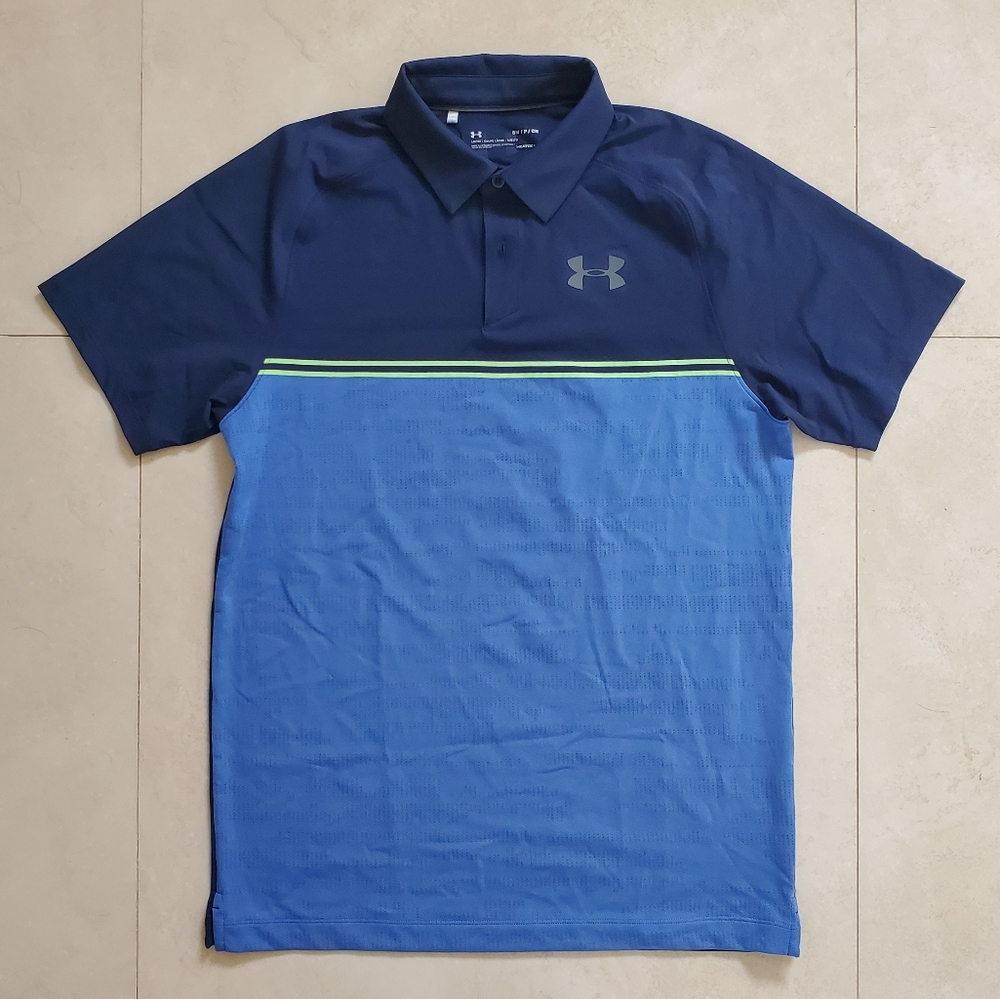 Men's Under Armour HeatGear Golf Polo Shirt S NWT